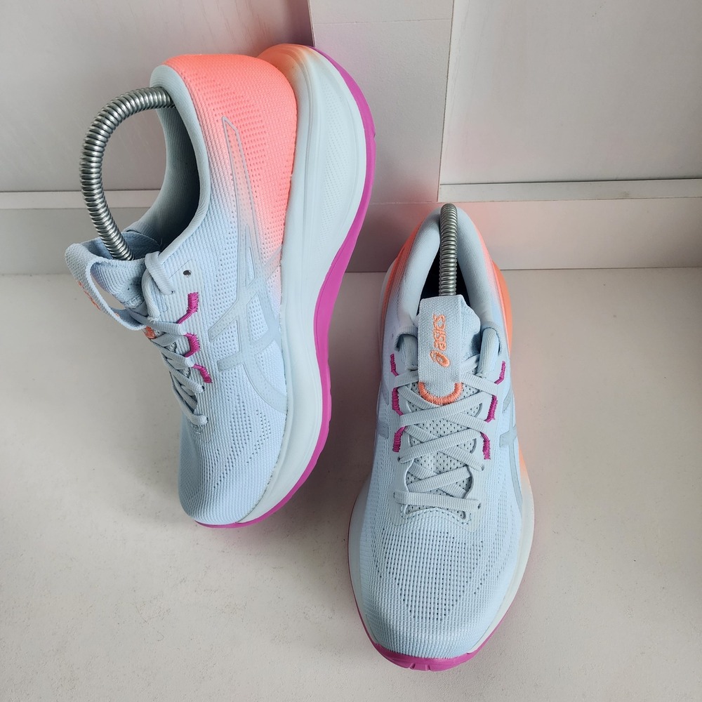 Asics Gel Cumulus 26 Sunny Sizzle Sky Sun Coral Running Shoes Womens 8.5 - Picture 3 of 11